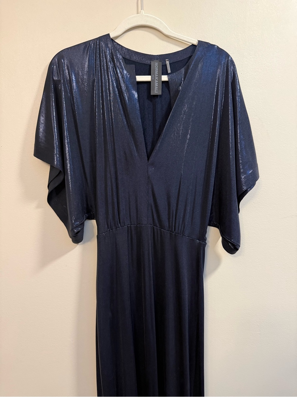 Norma Kamali Women's Obie Gown
in True Navy - Picture 4 of 10